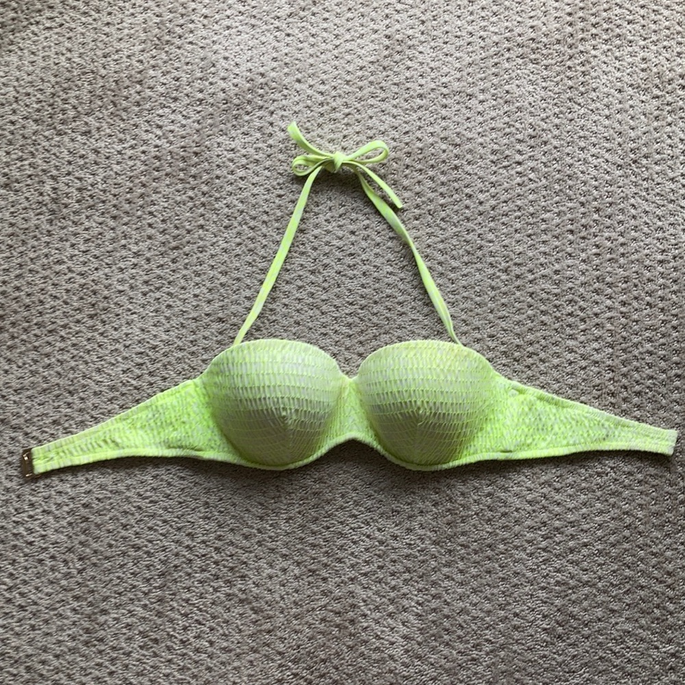 Gently worn 34 D neon Victoria’s Secret bikini top